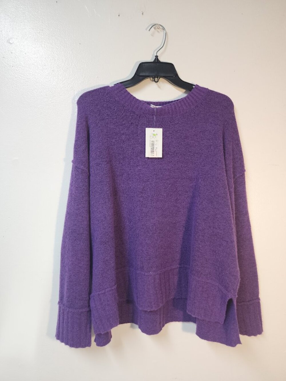 NWT Westbound purple wool blend crew neck sweater Large Fall Transition
